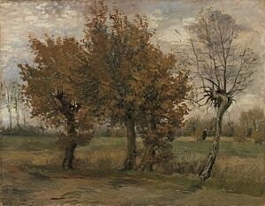 Image of our reproduction of Autumn Landscape by Vincent van Gogh on canvas, small