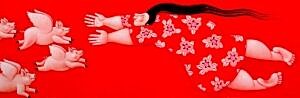 Image of our reproduction of Heavenly Happiness by Ada Breedveld on canvas, small
