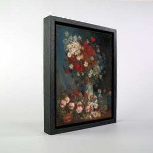 Stilleven met akkerbloemen en rozen