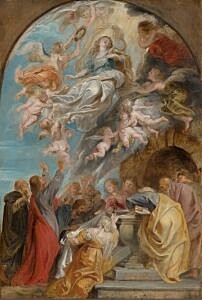 Image of our reproduction of Modello Assumption of the Virgin by Peter Paul Rubens on canvas, small