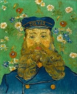 Image of our reproduction of Portrait of Joseph Roulin by Vincent van Gogh on canvas, small