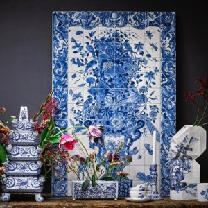 18th century Tile Tableau  
