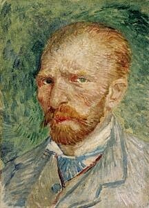 Image of our reproduction of Self-Portrait by Vincent van Gogh on canvas, small
