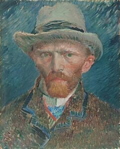 Image of our reproduction of Self-portrait Vincent van Gogh by Vincent van Gogh on canvas, small