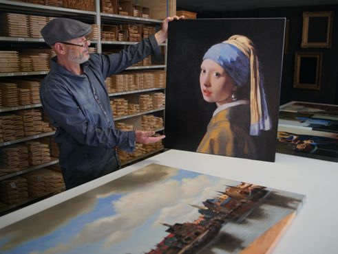 キーボード Raw Studio - Vermeer's girl What?! 108-Gigapixel Scan