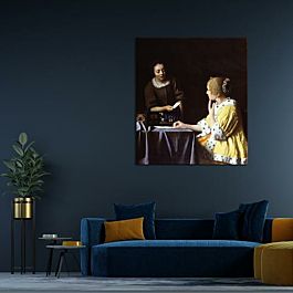 jan vermeer mistress and maid