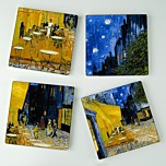 Terrace of a Café at Night (Place du Forum)