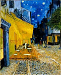 Image of our reproduction of Terrace of a Café at Night (Place du Forum) by Vincent van Gogh on canvas, small
