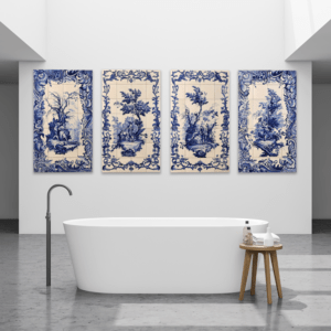 Four Seasons in Delft Blue