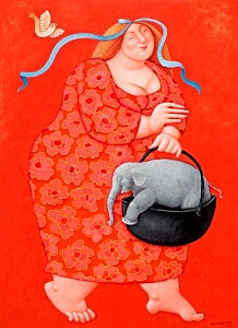 Image of our reproduction of I will bring you home my friend by Ada Breedveld on canvas, small