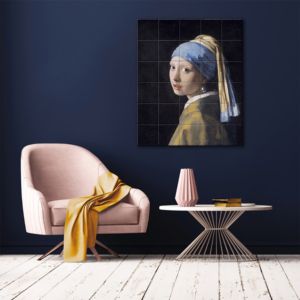 Girl with a Pearl Earring on 30 tiles