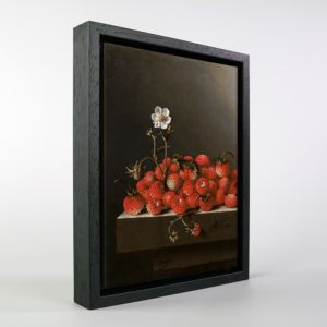 Stilleven met bosaardbeien