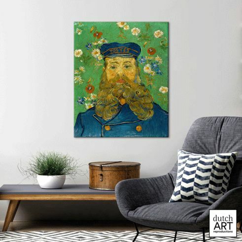 ARTCANVAS Portrait of Joseph Roulin 1889 by Vincent Van Gogh Canvas hotsell Art Print