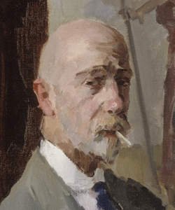 Isaac Israels, reproductions on canvas, ceramic tiletableaus and coasters