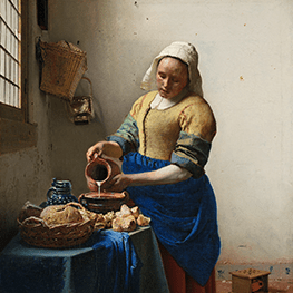 The Milkmaid by Johannes Vermeer
